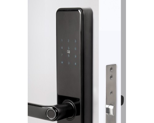 Ручка-полуавтомат Fuaro (Фуаро) для замка врезного полуатоматического SLS-01.60.85 S/A TTL, черная