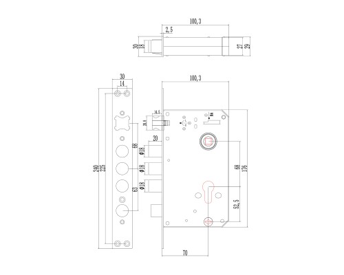 Электронный замок Sanyo D300 Tuya DM70 с WiFi, с распознаванием лиц, черный Электронный замок Sanyo D300 Tuya DM70 с WiFi, с распознаванием лиц, черный