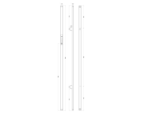 Электронный замок Sanyo D501 Tuya DM70 с WiFi, ручка скоба 1800 мм, черный Электронный замок Sanyo D501 Tuya DM70 с WiFi, ручка скоба 1800 мм, черный