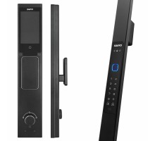 Электронный замок Sanyo D505 UsmartGo DM85 с WiFi, с распознаванием лиц,ручка-скоба 1800 мм, черный