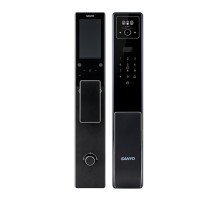 Электронный замок Sanyo D300 Tuya DM70 с WiFi, с распознаванием лиц, черный