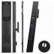 Электронный замок Sanyo D505 UsmartGo DM85 с WiFi, с распознаванием лиц,ручка-скоба 1800 мм, черный
