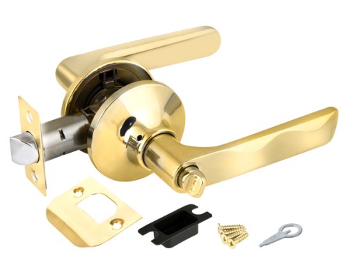 Ручка Fuaro (Фуаро) защелка DK624/BL PB-BK (624/BL PB-B) (фик.) золото Ручка Fuaro (Фуаро) защелка DK624/BL PB-BK (624/BL PB-B) (фик.) золото