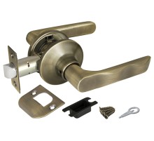 Ручка Fuaro (Фуаро) защелка DK624/BL AB-PS (624/BL AB-P) (без фик.) бронза