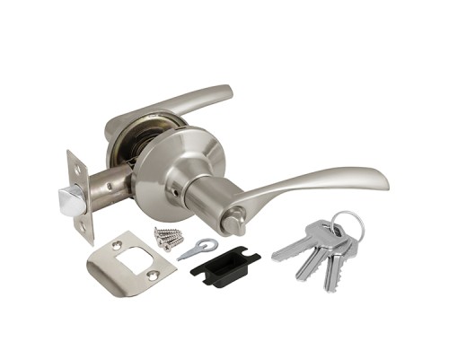 Ручка Ajax (Аякс) защелка DK610 SN-ET (6010 SN-E) (кл./фик.) мат. никель Ручка Ajax (Аякс) защелка DK610 SN-ET (6010 SN-E) (кл./фик.) мат. никель