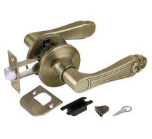 Ручка Fuaro (Фуаро) защелка DK637/BL АB-PS (637/BL АB-P) (без фик.) бронза