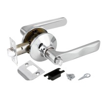 Ручка Punto (Пунто) защелка DK624 CP-BK (6024 CP-B) (фик.) хром