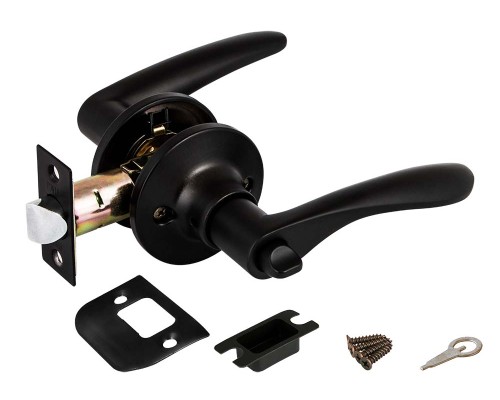 Ручка Fuaro (Фуаро) защелка DK620/BL BL-BK (620/BL BL-B) (фик.) черный Ручка Fuaro (Фуаро) защелка DK620/BL BL-BK (620/BL BL-B) (фик.) черный