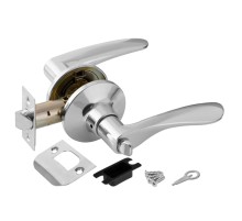 Ручка Punto (Пунто) защелка DK620 CP-BK (6020 CP-B) (фик.) хром