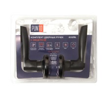 Ручка Punto (Пунто) защелка DK610/BL BL-BK (фик.) черный