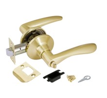 Ручка Punto (Пунто) защелка DK620 SB-BK (6020 SB-B) (фик.) мат. золото