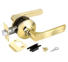Ручка Fuaro (Фуаро) защелка DK624/BL PB-PS (624/BL PB-P) (без фик.) золото