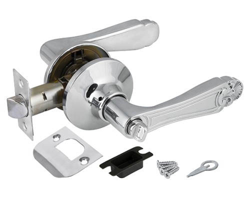 Ручка Fuaro (Фуаро) защелка DK637/BL CP-BK (637/BL СP-B) (фик.) хром Ручка Fuaro (Фуаро) защелка DK637/BL CP-BK (637/BL СP-B) (фик.) хром
