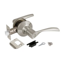Ручка Ajax (Аякс) защелка DK610 SN-PS (6010 SN-P) (без фик.) мат. никель