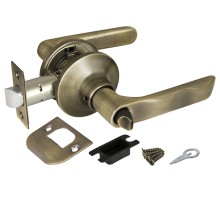 Ручка Fuaro (Фуаро) защелка DK624/BL AB-BK (624/BL AB-B) (фик.) бронза