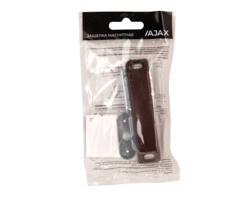 Защелка Ajax (Аякс) магнитная пластиковая ZLM18х75 BR коричневый