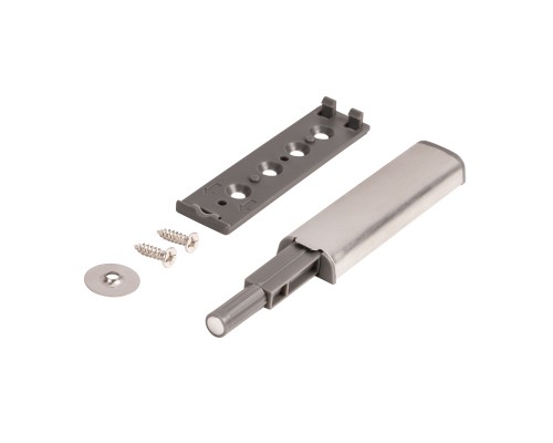 Толкатель Ajax (Аякс) мебельный металлический DMM-80/8M с магнитом PN никель