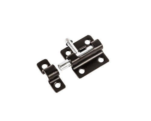 Шпингалет Ajax (Аякс) мебельный металлический SPD40х30 BL черный