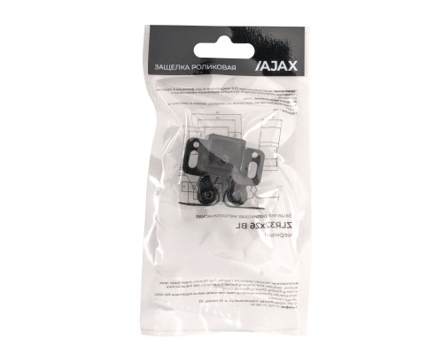 Защелка Ajax (Аякс) роликовая металлическая ZLR32х26 BL черный