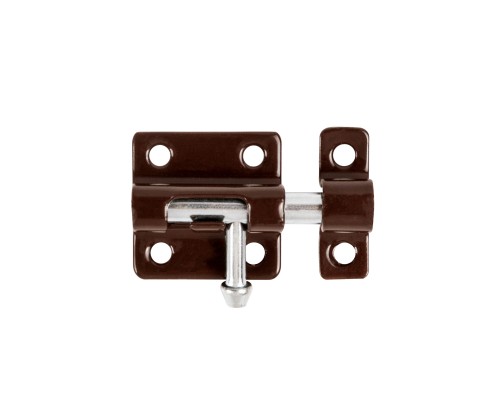 Шпингалет Ajax (Аякс) мебельный металлический SPD40х30 BR коричневый