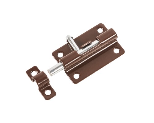 Шпингалет Ajax (Аякс) мебельный металлический SPD60х30 BR коричневый