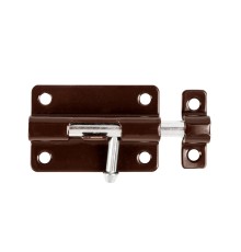 Шпингалет Ajax (Аякс) мебельный металлический SPD60х30 BR коричневый