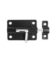 Шпингалет Ajax (Аякс) мебельный металлический SPD60х30 BL черный