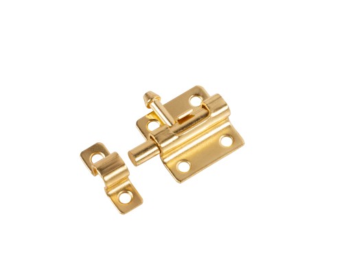 Шпингалет Ajax (Аякс) мебельный металлический SPD40х30 GP золото