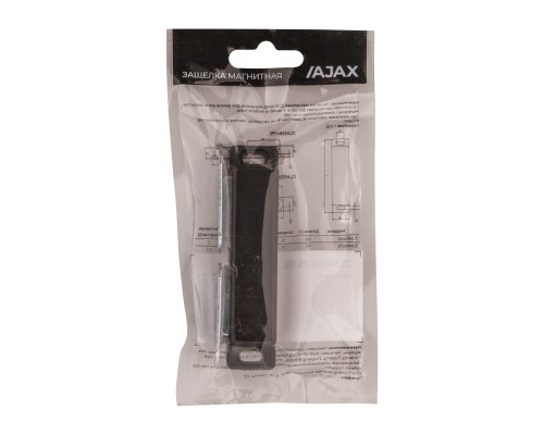 Защелка Ajax (Аякс) магнитная пластиковая ZLM18х75 BL черный