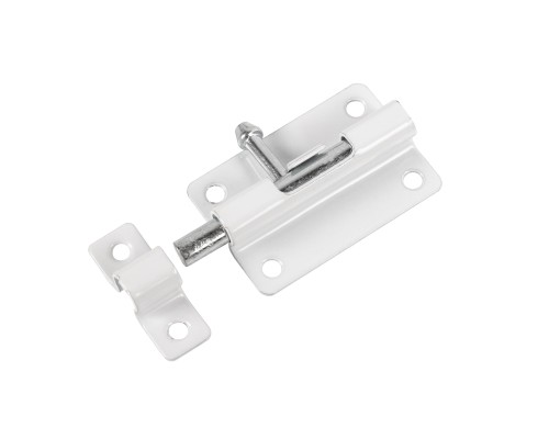 Шпингалет Ajax (Аякс) мебельный металлический SPD60х30 WH белый