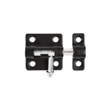 Шпингалет Ajax (Аякс) мебельный металлический SPD40х30 BL черный