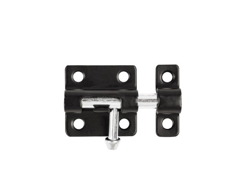 Шпингалет Ajax (Аякс) мебельный металлический SPD40х30 BL черный