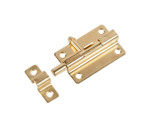 Шпингалет Ajax (Аякс) мебельный металлический SPD60х30 GP золото