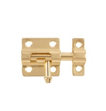 Шпингалет Ajax (Аякс) мебельный металлический SPD40х30 GP золото