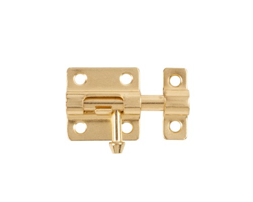 Шпингалет Ajax (Аякс) мебельный металлический SPD40х30 GP золото