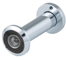 Глазок Fuaro (Фуаро) дверной, оптика пластик DV 3/90-55/S (VIEWER 3 DVS) CP хром