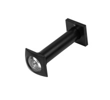 Глазок Ajax (Аякс) дверной, оптика пластик DVK-4/70-130 BL черный