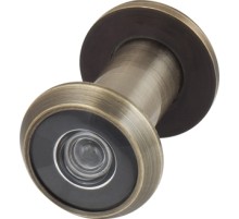 Глазок Armadillo (Армадилло) дверной, стеклянная оптика DVG1, 16/35х60 AB Бронза