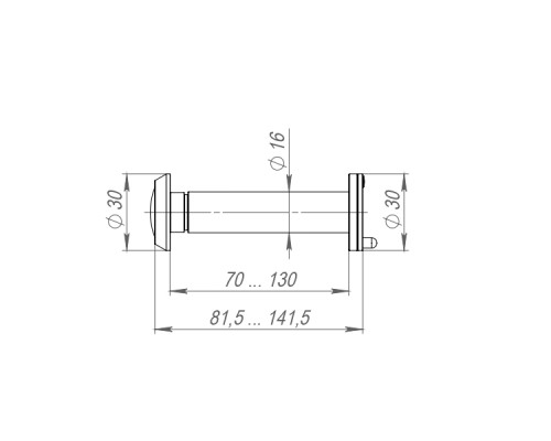 Глазок Fuaro (Фуаро) дверной, оптика пластик DV-ECO 4/130-70/ECO-Z (VIEWER 4 DVZ eco) CP хром Глазок Fuaro (Фуаро) дверной, оптика пластик DV-ECO 4/130-70/ECO-Z (VIEWER 4 DVZ eco) CP хром