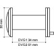 Глазок Armadillo (Армадилло) дверной, оптика стекло DV-PRO 1/60-35/BR/HD (DVG1/HD) AB бронза