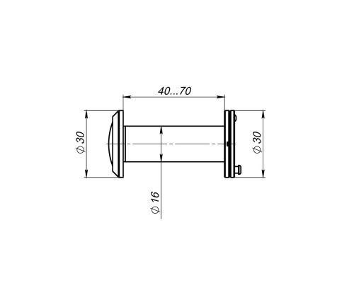 Глазок Ajax (Аякс) дверной, оптика пластик DV-1A/40-70 BL черный (кратно коробке 45 шт) Глазок Ajax (Аякс) дверной, оптика пластик DV-1A/40-70 BL черный (кратно коробке 45 шт)