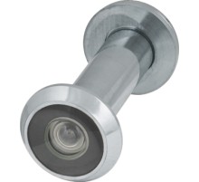 Глазок Armadillo (Армадилло) дверной, пластиковая оптика DV2, 16/55х85 CP Хром