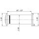 VIEWER Fuaro (Фуаро) 5 DVZ 70x125/25 (оптика пластик, угол обзора 200) CP Хром