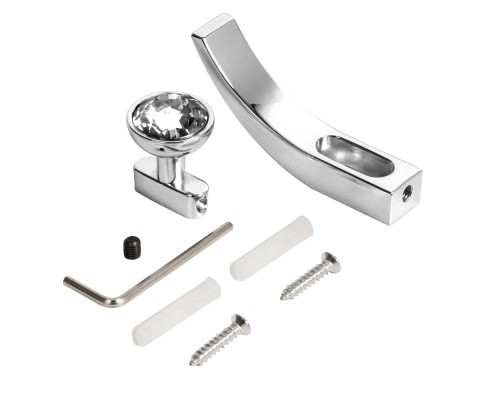 Крючок Ajax (Аякс) настенный MB-LM/K-004 CP хром Крючок Ajax (Аякс) настенный MB-LM/K-004 CP хром