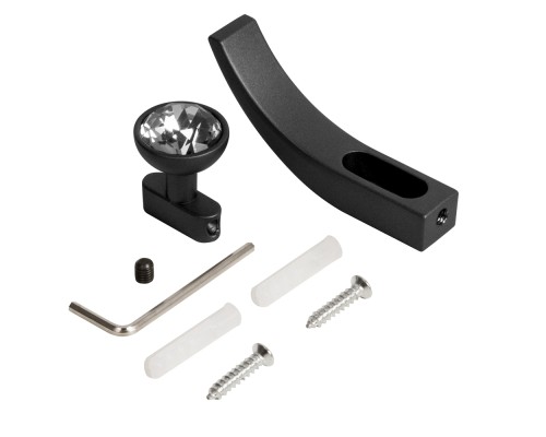 Крючок Ajax (Аякс) настенный MB-LM/K-004 BL черный Крючок Ajax (Аякс) настенный MB-LM/K-004 BL черный