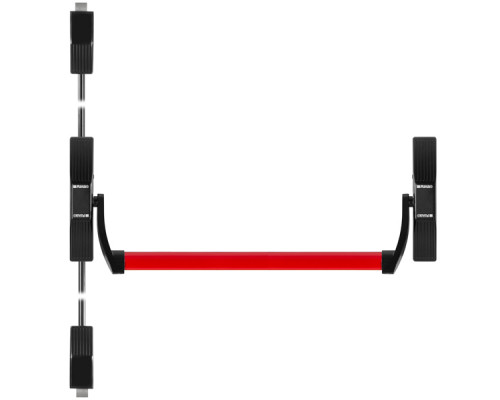 Ручка-штанга Fuaro (Фуаро) нажимная AP.1700C push-bar (ANTI-PANIC 1700С) с тягами для двухстворчатых дверей Ручка-штанга Fuaro (Фуаро) нажимная AP.1700C push-bar (ANTI-PANIC 1700С) с тягами для двухстворчатых дверей