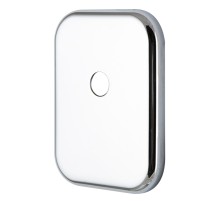 Декоративная Armadillo (Армадилло) Квадратная накладка на цилиндр со штоком BK-DEC SQ (ATC Protector 1) CP-8 Хром