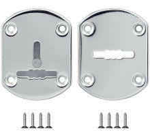 Накладка Fuaro (Фуаро) на сувальдный замок ESC.S-lift+S/OV.set (ESC021) с шторкой CP хром (2шт.)