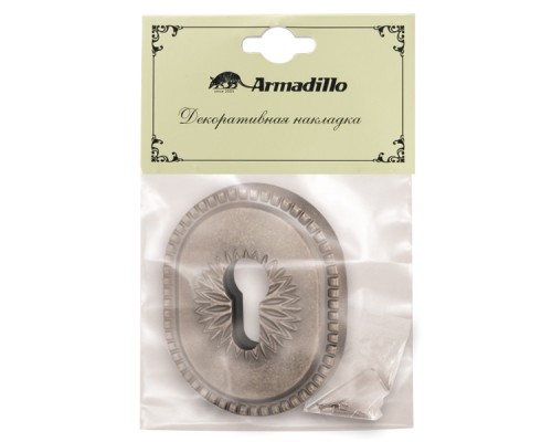 Накладка Armadillo (Армадилло) на цилиндр ESC.C.CL/OV (ET-DEC CL) AS-9 античное серебро Накладка Armadillo (Армадилло) на цилиндр ESC.C.CL/OV (ET-DEC CL) AS-9 античное серебро