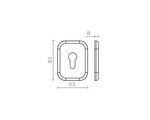 Накладка Fuaro (Фуаро) на цилиндр ESC.C.XL/K.486 (ESC 486-C SQ XL) BL черный (1 шт.) Накладка Fuaro (Фуаро) на цилиндр ESC.C.XL/K.486 (ESC 486-C SQ XL) BL черный (1 шт.)